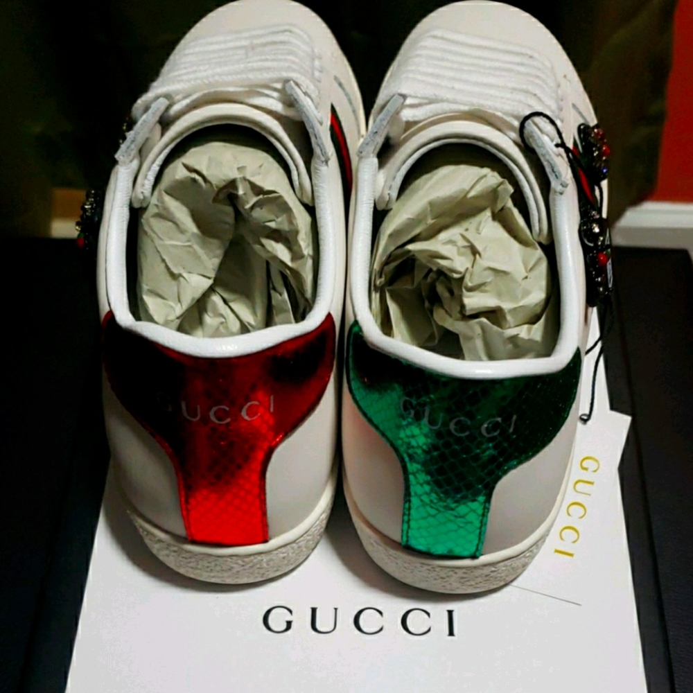 ***SOLD*** Gucci Ace Embroidered Arrow